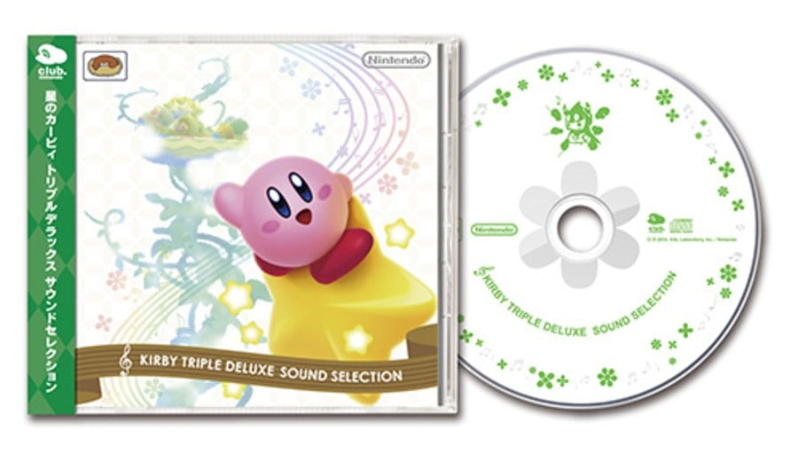 Kirby: Triple Deluxe Sound CD Now Available at Club Nintendo in 