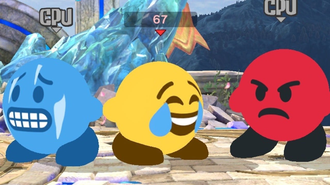 Random: Super Smash Bros. Ultimate Modder Creates 'Emoji Kirby Pack' |  Nintendo Life