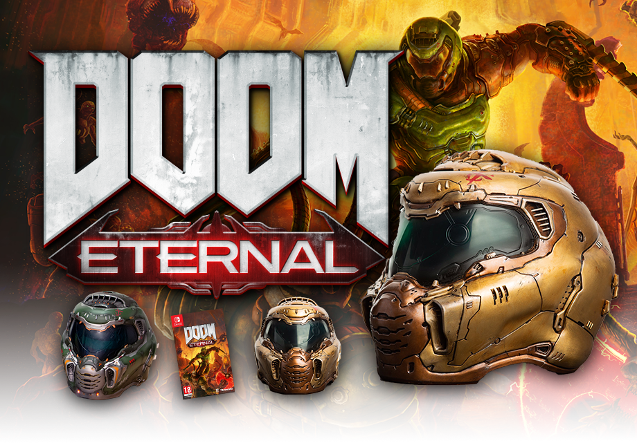 Classic Doom Helmet Collector's Bundle : Video Games