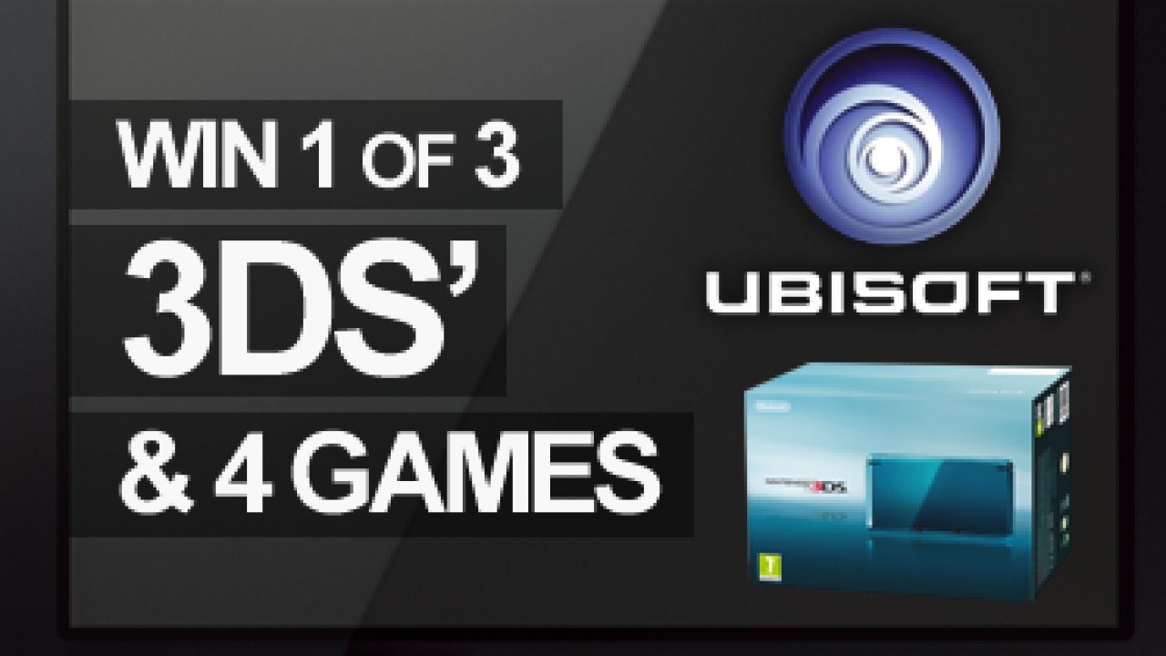 Competition Win 1 of 3 Nintendo 3DS' & 4 Games with Ubisoft (UK)