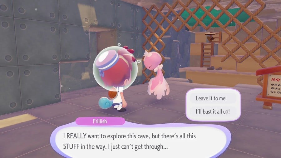 Finding the Starmie Doll with Frillish in Pokémon Pokopia's Bubbly Basin