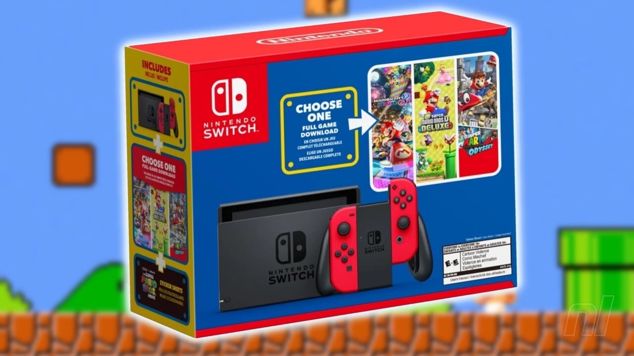 Nintendo enthüllt das offizielle MAR10 Day Switch-Konsolenpaket
