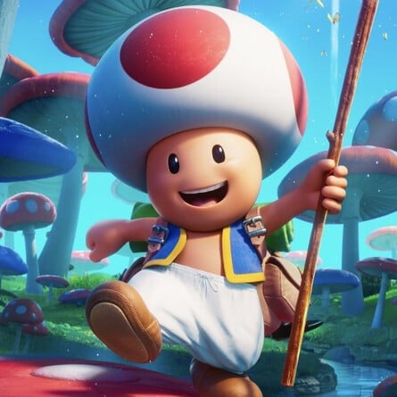 Mario Movie Toad