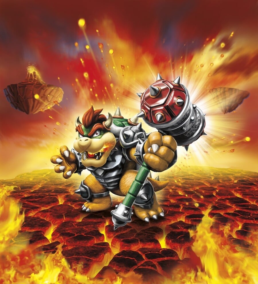 Wii U Skylanders Super Chargers Ilus Bowser (Copy)