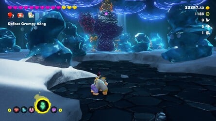 Donkey Kong Bananza Grumpy Kong Radiance Layer Boss