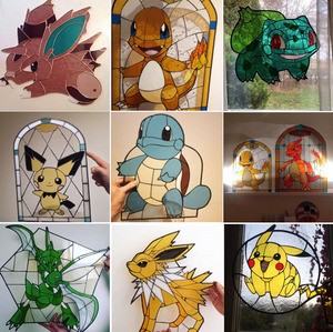 Pokémon Stained Glass
