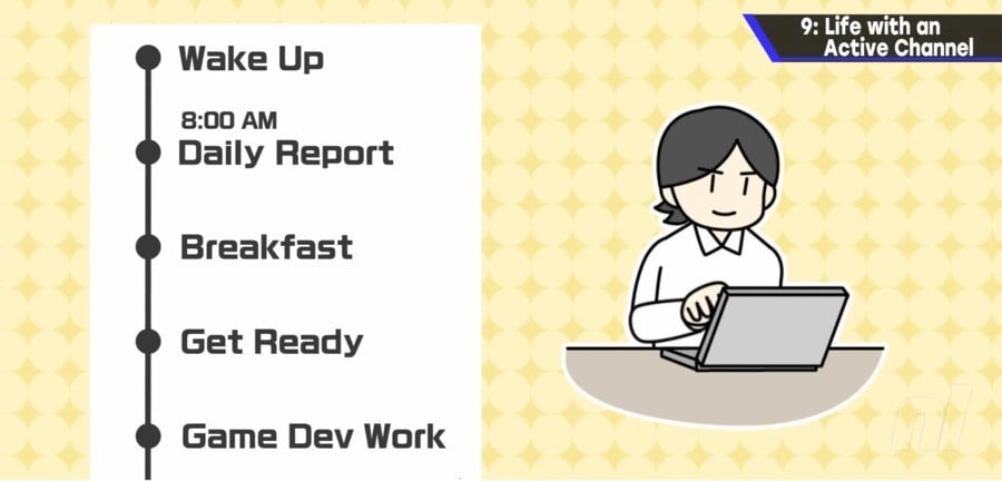 Masahiro Sakurai's work schedule