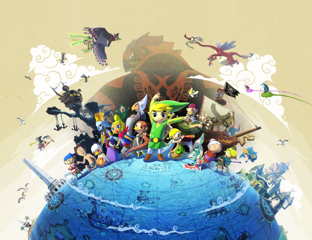 Fã resume The Legend of Zelda: Wind Waker em arte