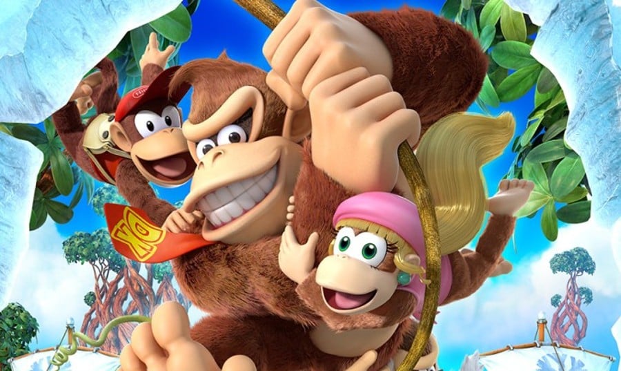 donkey kong country tropical freeze artwork