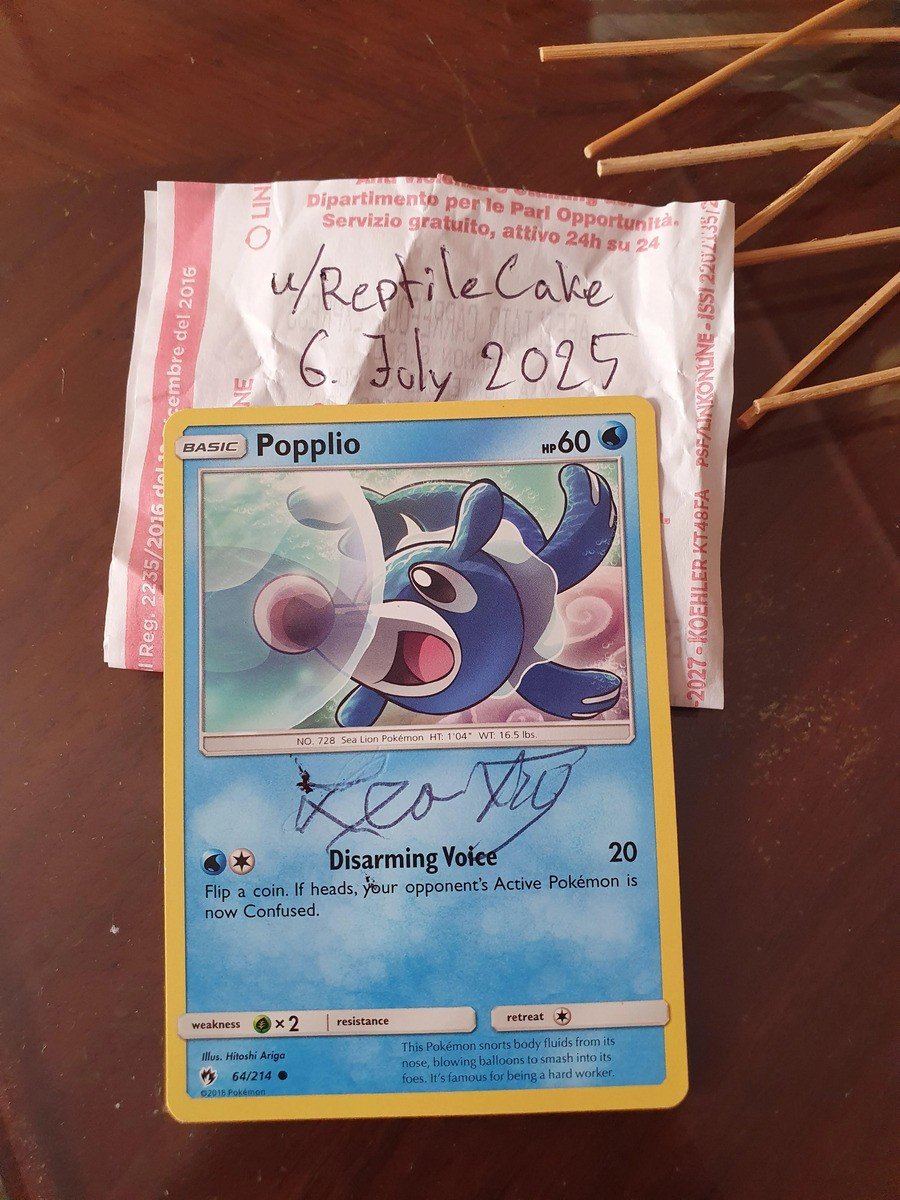 Popplio Card