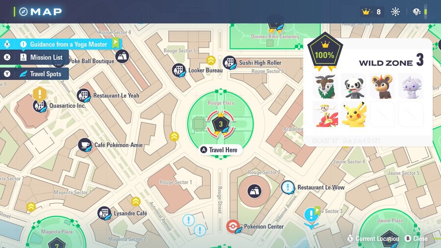 Pokémon Legends: Z-A: Guidance From A Yoga Master Side Mission - Where To Find The Spot Closest To Heaven 3