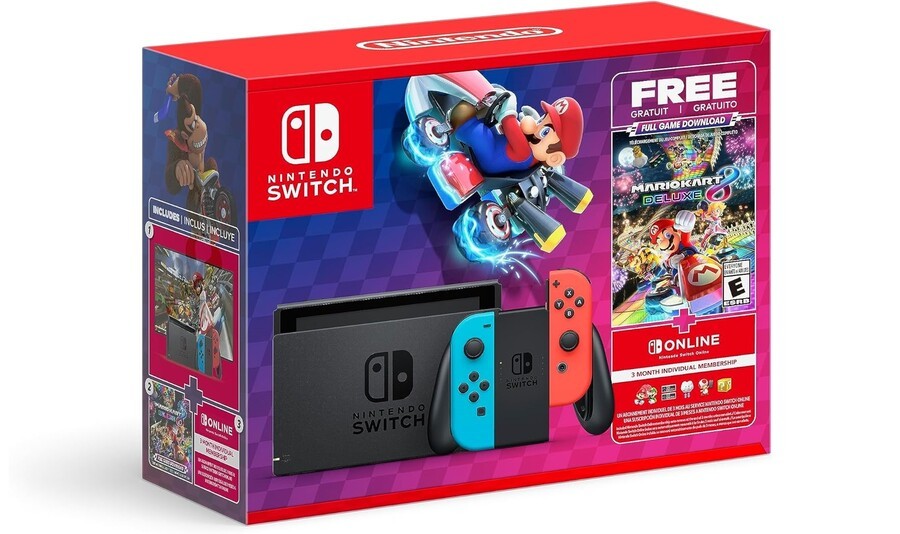 Nintendo Switch OLED Mario Kart 8 Deluxe Bundle