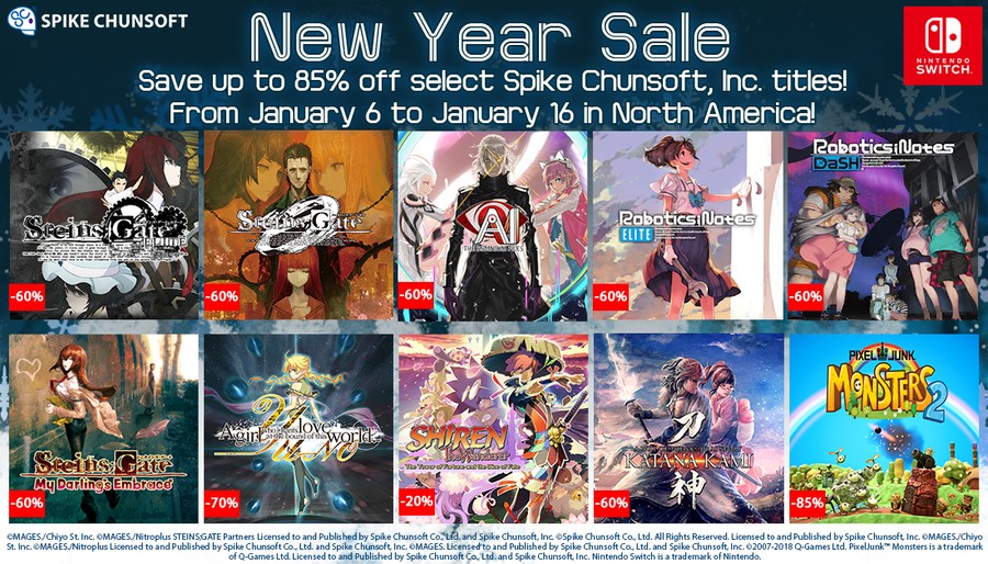 Nintendo New Year Sale NA