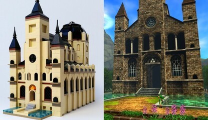 Zelda Fan Builds Temple Of Time Entirely Out Of LEGO