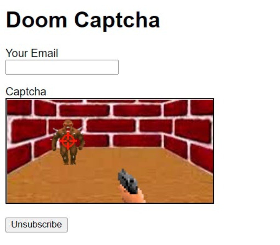 Random Doom Captchas Are Way More Fun Than Click Here If You Re Not A Robot Nintendo Life