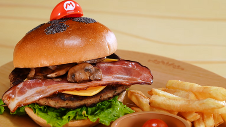 Mario Burger, Super Mushroom Pizza Bowl