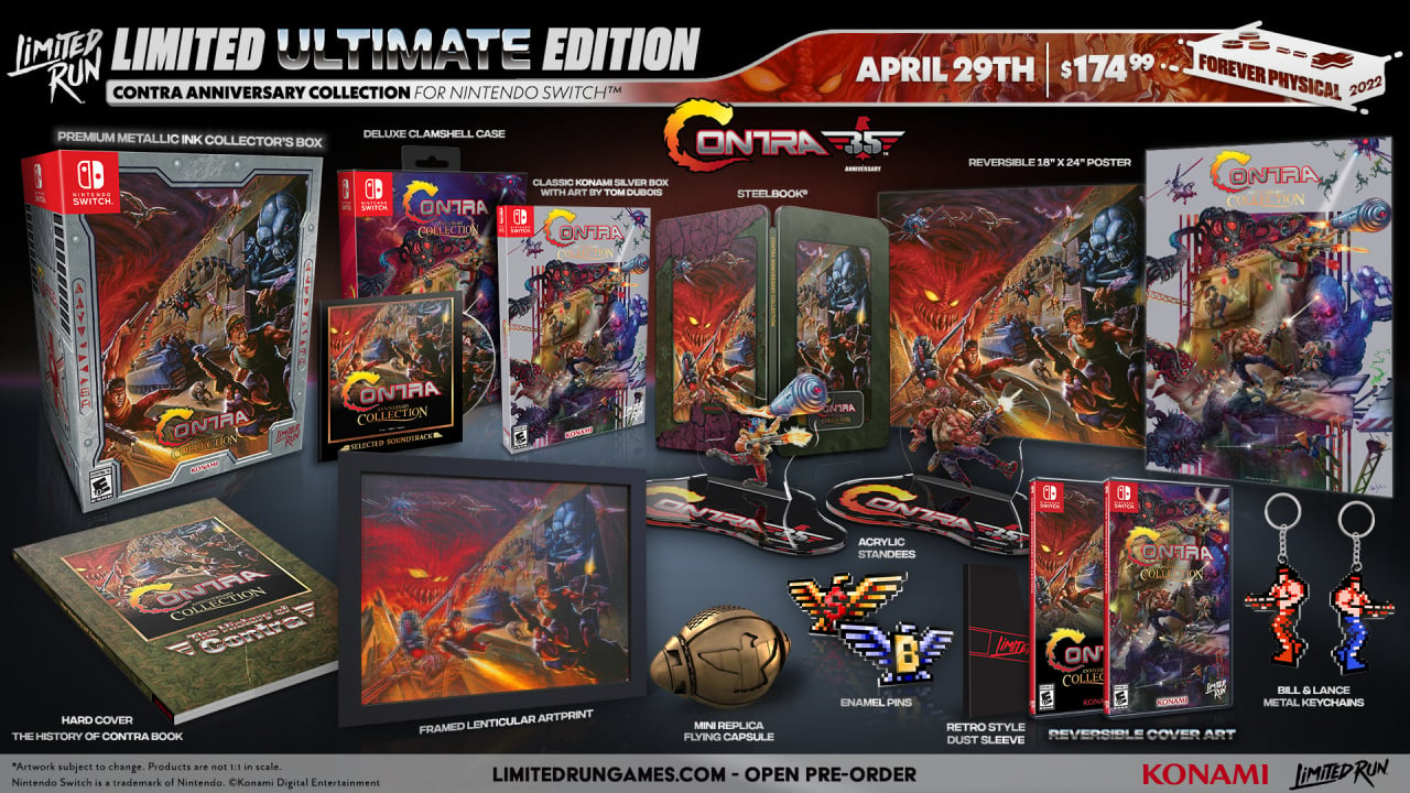 Limited Run Castlevania Anniversary Collection Nintendo Switch Variant  Cover Art