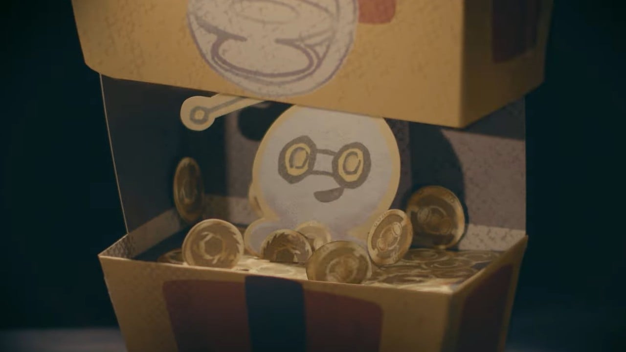 Pokemon Scarlett ve Bullitt Yeni Gimmighoul Ghost “Coin Box”ı Tanıttı