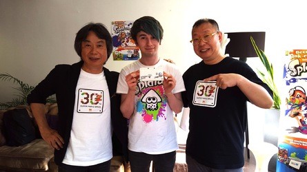 Back in 2015, this very writer and Nintendo Life editor Damien McFerran were lucky enough to meet Miyamoto and Takashi Tezuka in rainy old London. We haven't stopped bragging about it since.