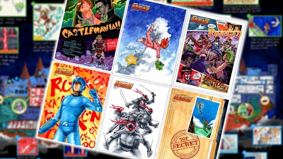 Hand-Drawn Gaming Digital Collection