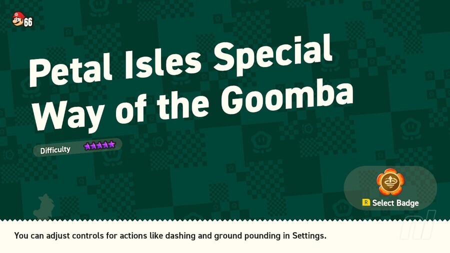Super Mario Bros. Wonder: Special World - Petal Isles Special Way Of The Goombas 1