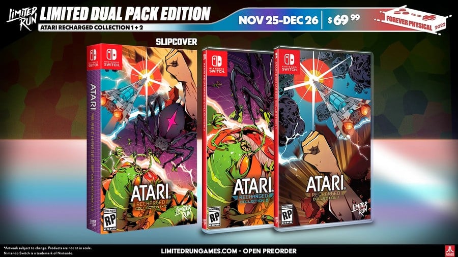 Atari Recharged Collections Receiving Limited Run Physical Switch ...