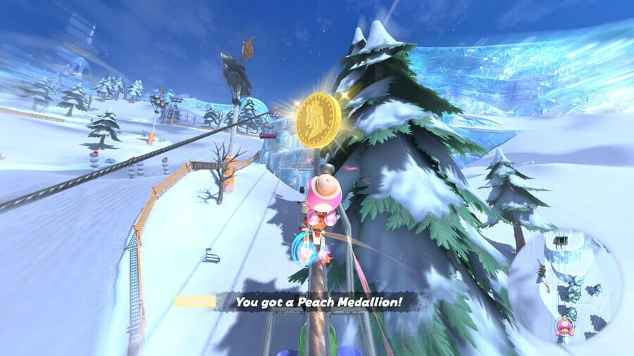 Snow Peach Medallion 4