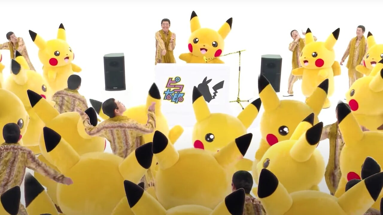 Random Japanese Comedian Pikotaro Has Joined Forces With Pokemon S Pikachu For A New Viral Hit Nintendo Life