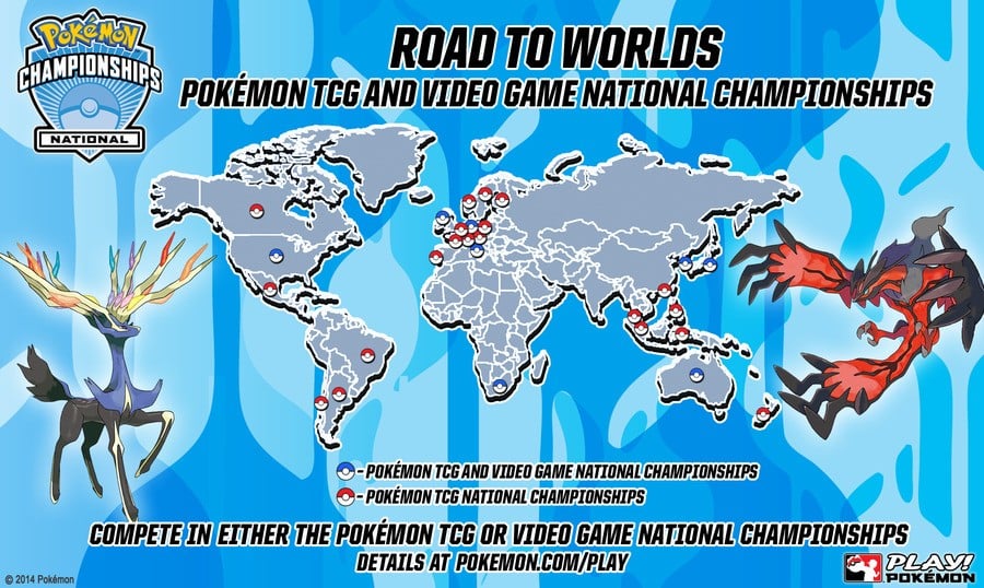 Pokémon National Championships Scheduled for Over 30 Countries, Six