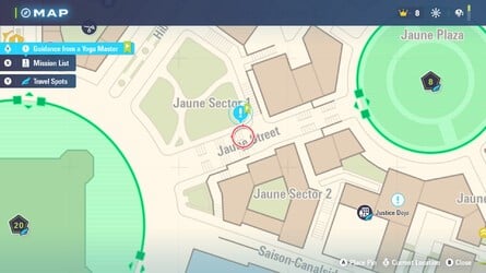 Pokémon Legends: Z-A: Guidance From A Yoga Master Side Mission - Where To Find The Spot Closest To Heaven 4