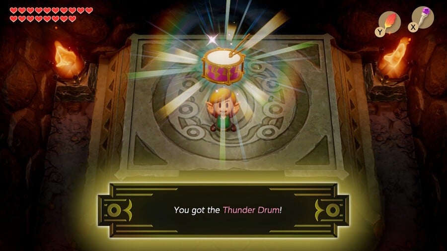Link claims the Thunder Drum, the eighth and final instrument