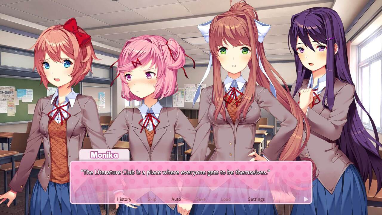 Basically the DDLC fandom's reaction to Exit Music