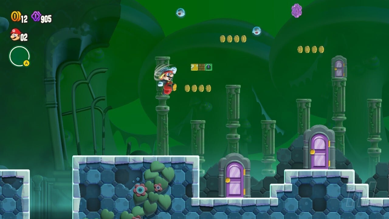 Super Mario Bros. Wonder: World 5 - Light-switch Mansion 