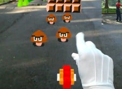 Man Plays Super Mario Bros. In Augmented Reality, Puzzles Bystanders