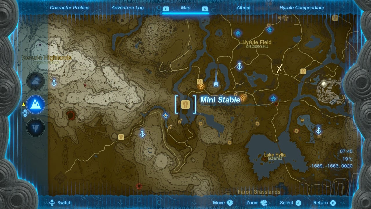 All Stable Locations in Zelda: Tears of the Kingdom, Stables Map