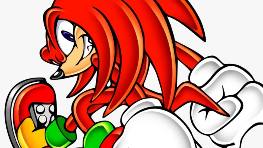 Knuckles the Echidna in Sonic the Hedgehog 2