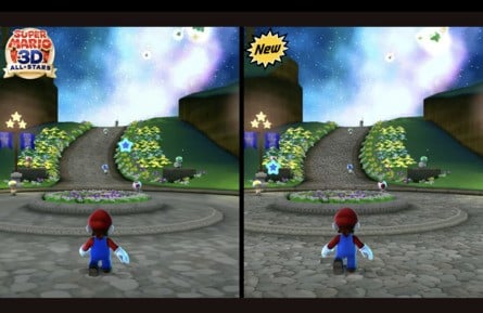 Mario Galaxy Switch 2 gameplay comparison