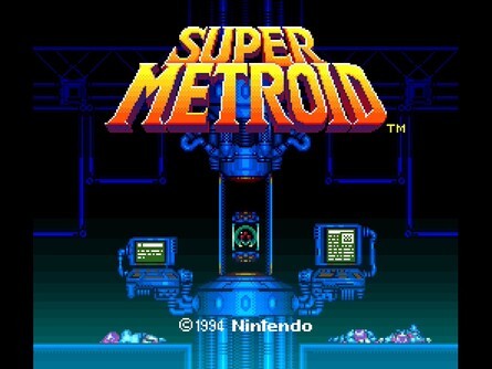 Super Metroid Title Screen
