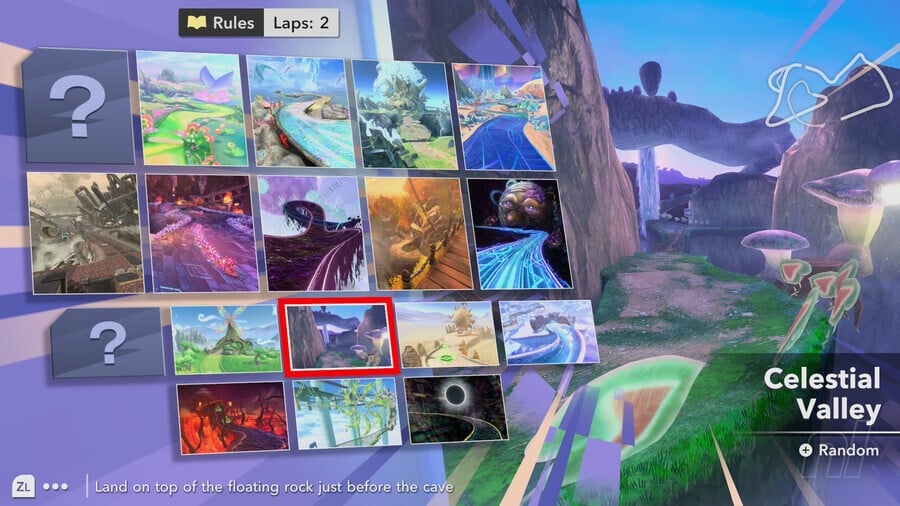 Kirby Air Riders Air Ride Track