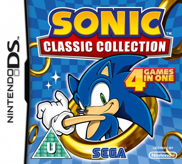 Sonic Classic Collection Cover Artwork