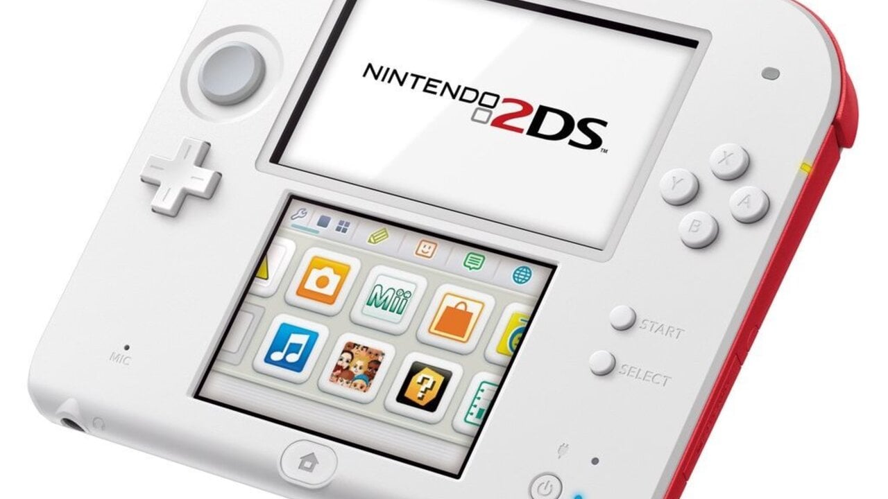 Nintendo 2DS實際上僅使用一個屏幕製成