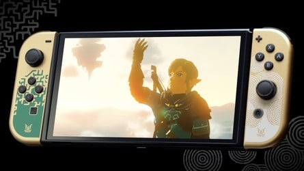 Zelda Tears of the Kingdom Switch OLED Console