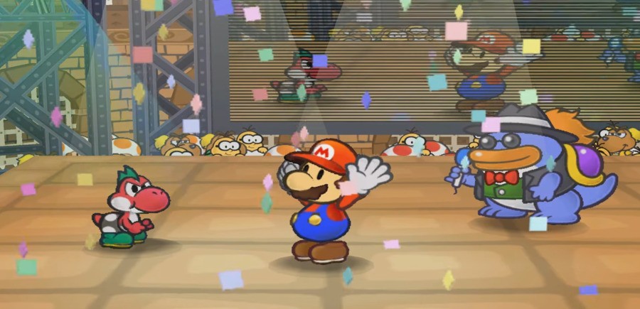 Wrestleboi Mario wins a match