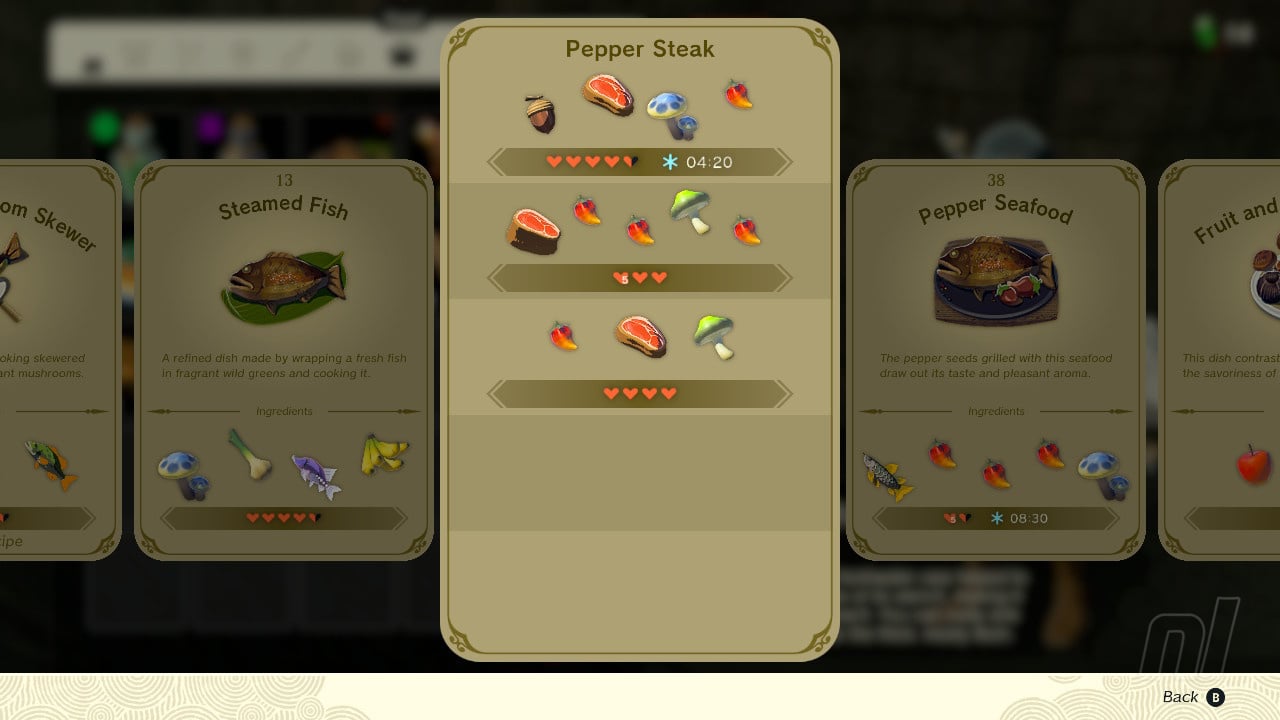 Zelda: Tears of The Kingdom recipe list – All standard recipes & how to  make them - Dexerto