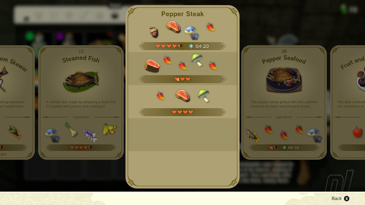 THE BEST Recipes GUIDE in Breath of the Wild - Best Dishes Cooked