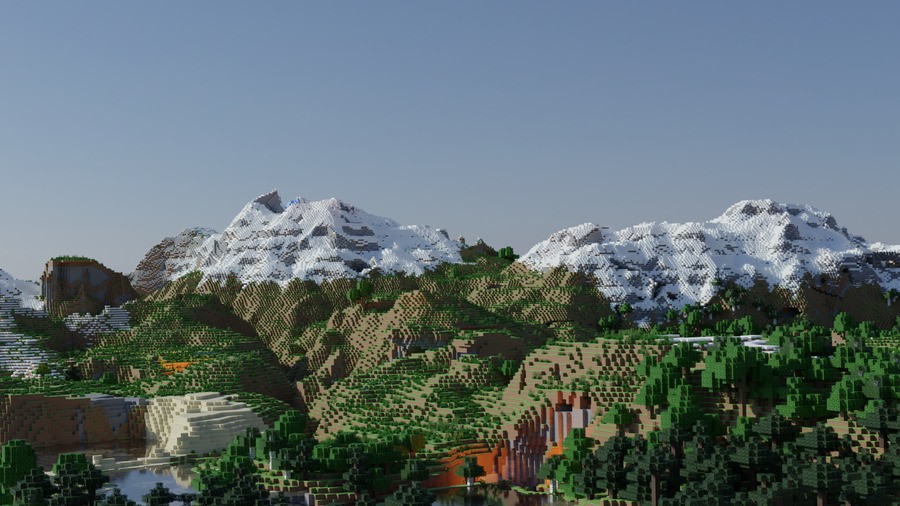 Minecraft Mountain generation