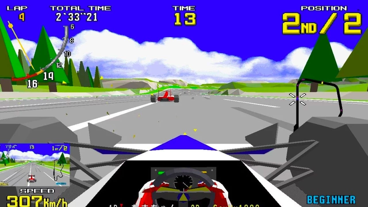 視頻：與所有以前的版本相比，Switch上的Virtua Racing獲得