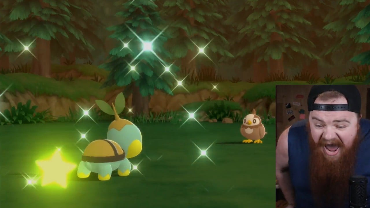 Random Twitch Streamer Encounters Double Shiny In Pokemon Brilliant Diamond Shining Pearl Starter Battle Nintendo Life