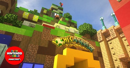 Minecraft x Super Nintendo World