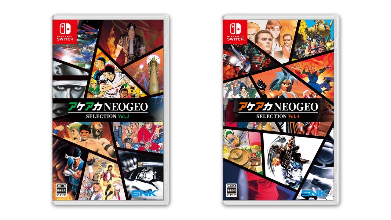 SNK Announces ACA NEOGEO Selection Vol. 3 And Vol. 4 For Switch